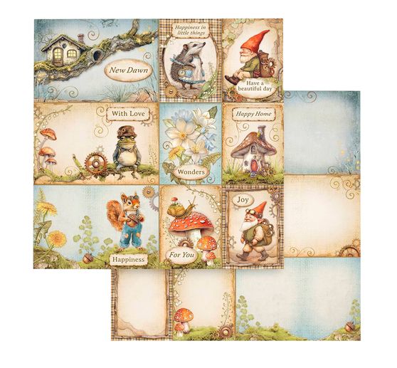 Scrapbook block "Hidden Grove"