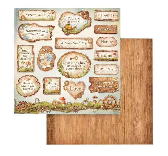 Scrapbook block "Hidden Grove"