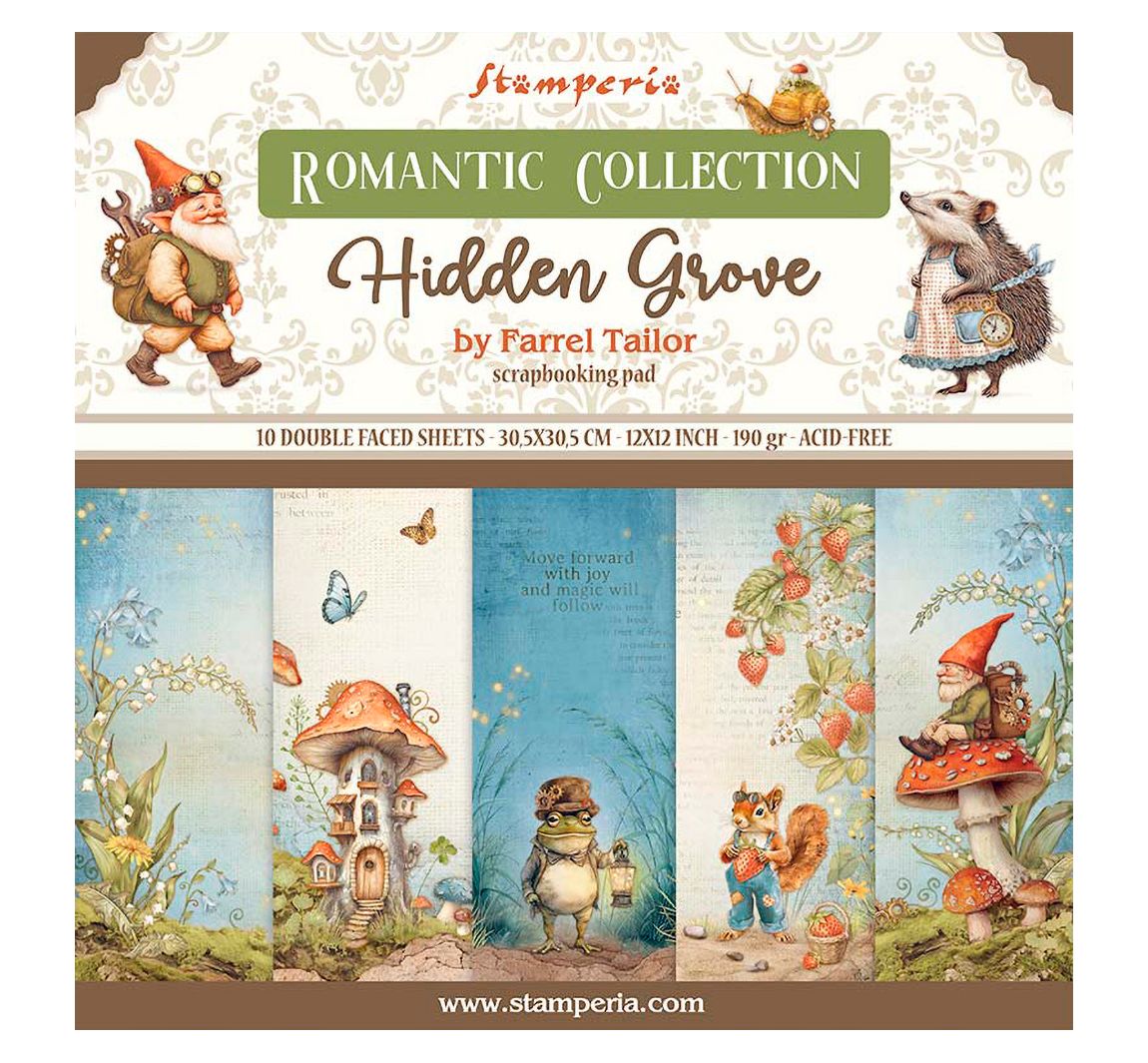 Scrapbook blok "Hidden Grove"