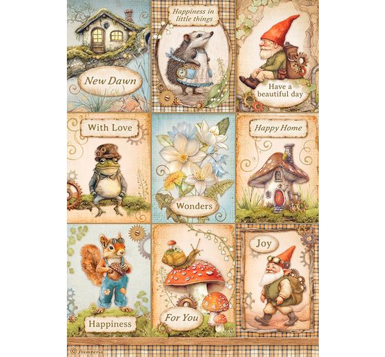 Motif straw silk assortment "Hidden Grove"