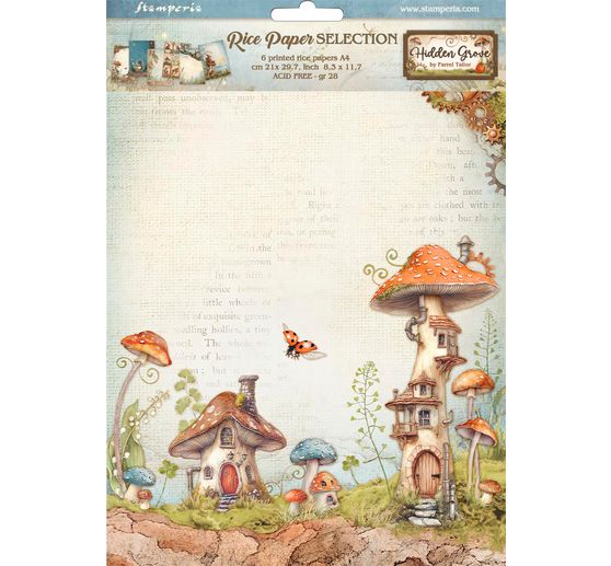 Motif straw silk assortment "Hidden Grove"
