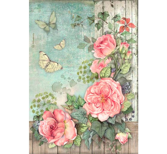 Motief strozijde assortiment "House of Roses", set van 6