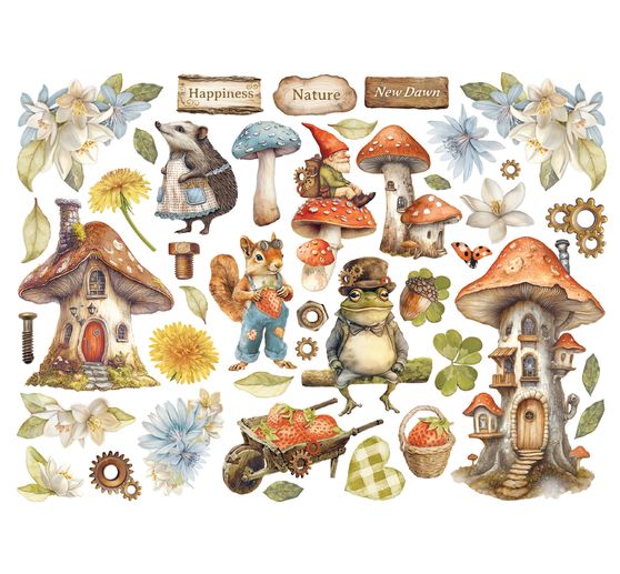 Punching motifs "Hidden Grove"