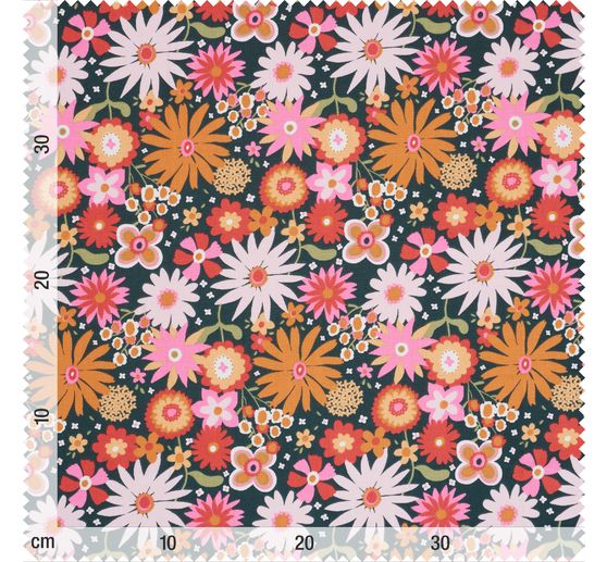 Cotton fabric "Flower Power"