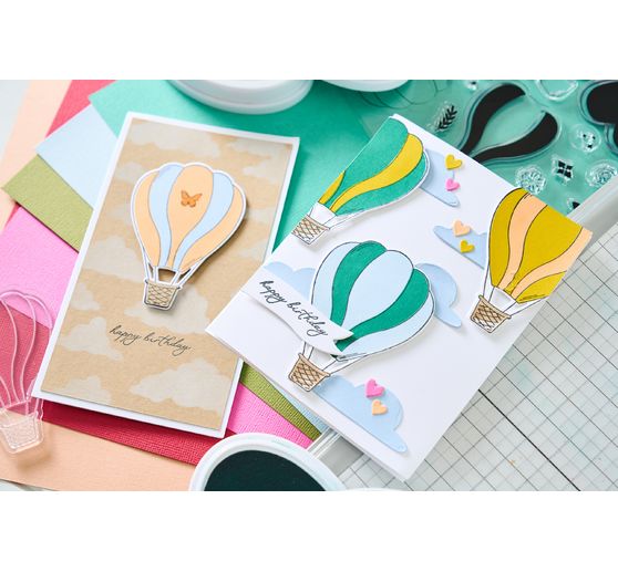Sizzix Framelits Ponssjabloon "Up and Away by Catherine Pooler"