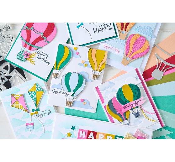 Sizzix Framelits Ponssjabloon "Up and Away by Catherine Pooler"