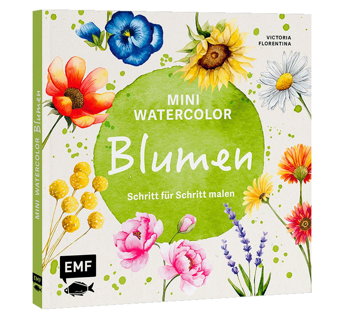 Boek "Mini Watercolor – Blumen"