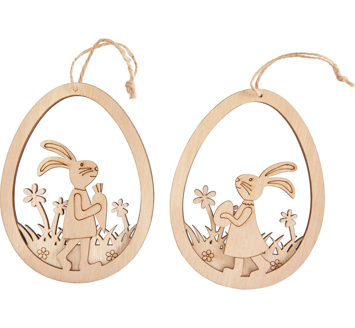 VBS Decoratieve hanger "Konijntjes"