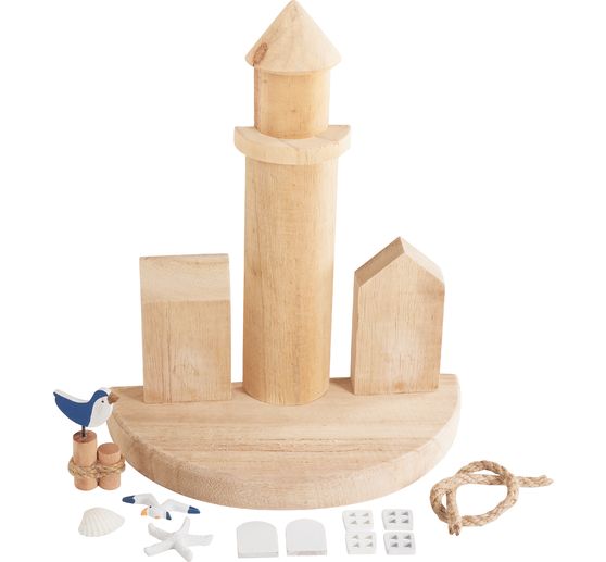 VBS Houten decoratieset "Havenpromenade"