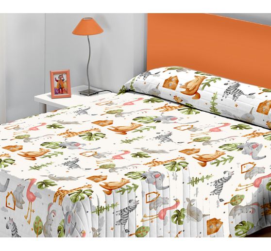 Motif fabric linen look "Junior"