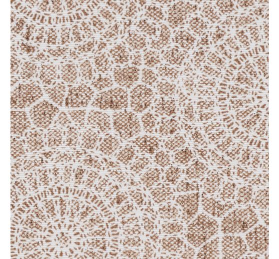 Motief stof linnenlook "Mandala cirkels kantwerk"