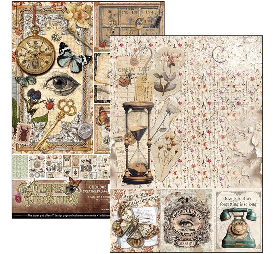 Paper set "Cabinet of Curiosities"