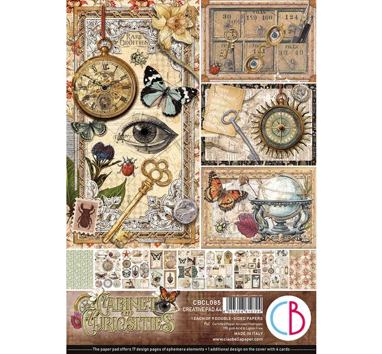 Paper set "Cabinet of Curiosities"