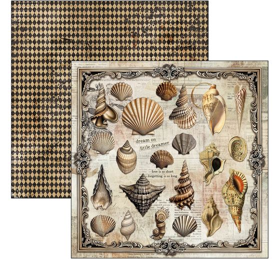 Scrapbook papier "Cabinet of Curiosities"