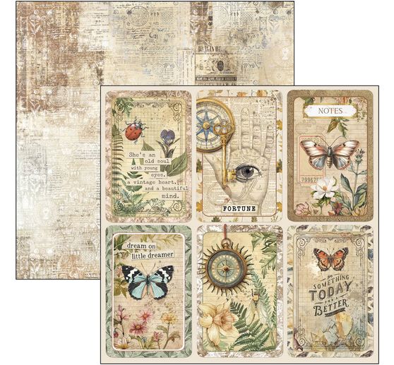 Scrapbook papier "Cabinet of Curiosities"