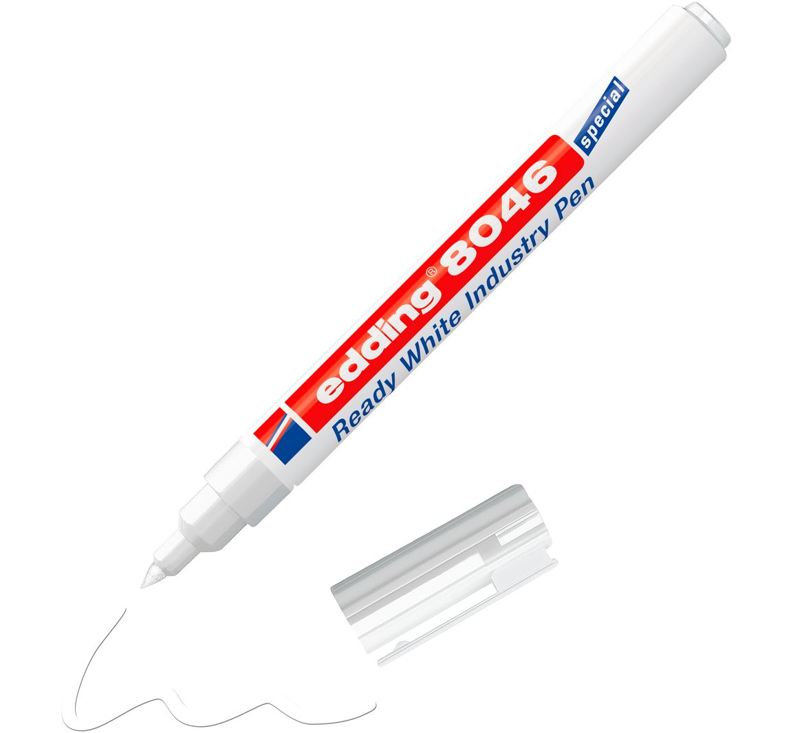edding 8046 Ready White Industry Pen