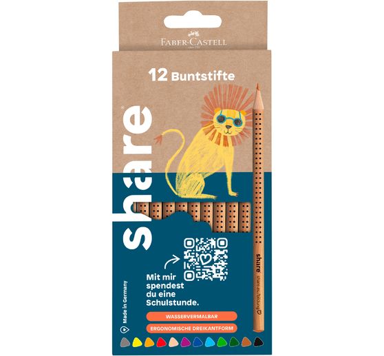 share waterafdunbare Kleurpotloden Basic