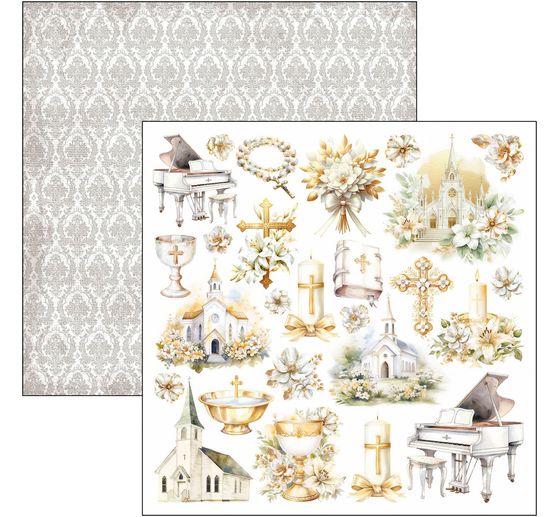 Scrapbook paper "Blessing Day"