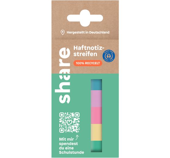 share plaknotitiestrookjes, 5x40 vellen