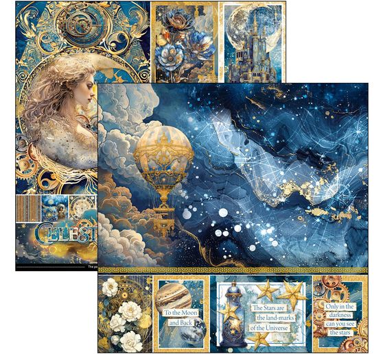 Scrapbook paper "Celestial"