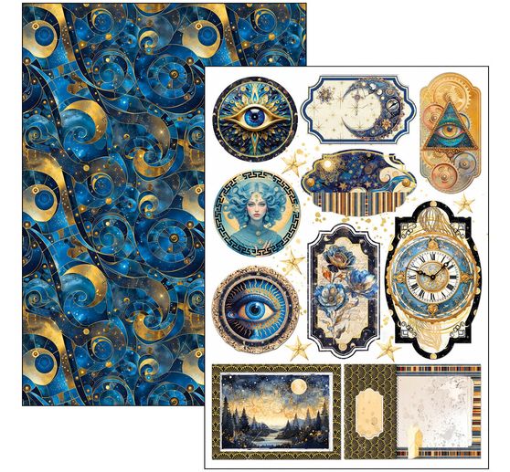 Paper set "Celestial"
