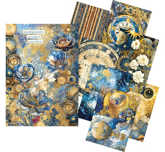 Motief strozijde assortiment "Celestial", set van 8