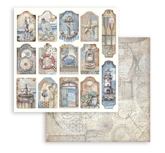 Scrapbook block "Silent Sea"