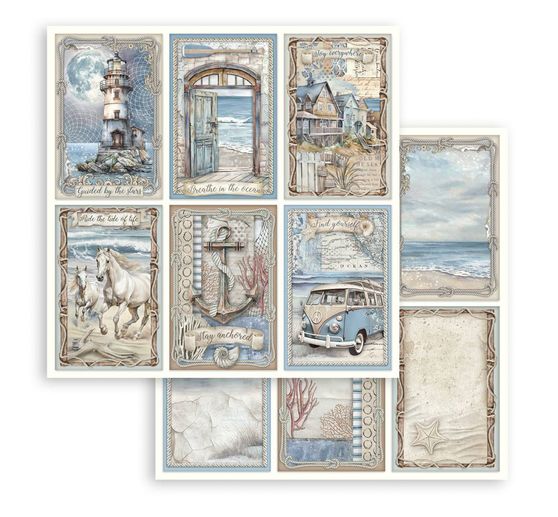 Scrapbook block "Silent Sea"