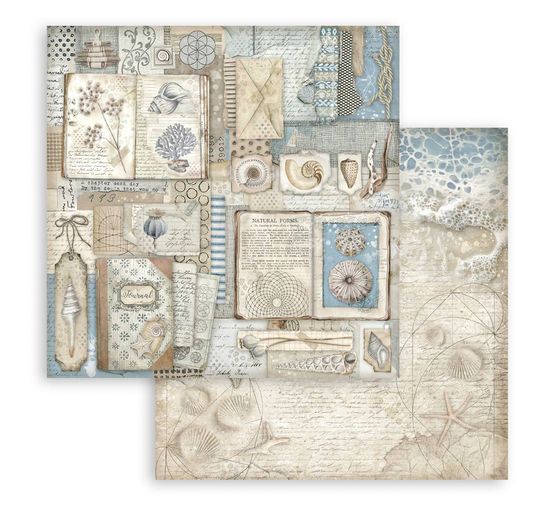 Scrapbook block "Silent Sea"