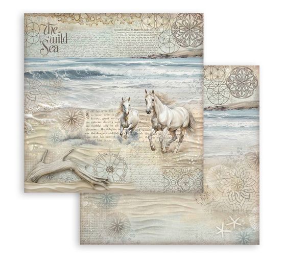 Scrapbook block "Silent Sea"