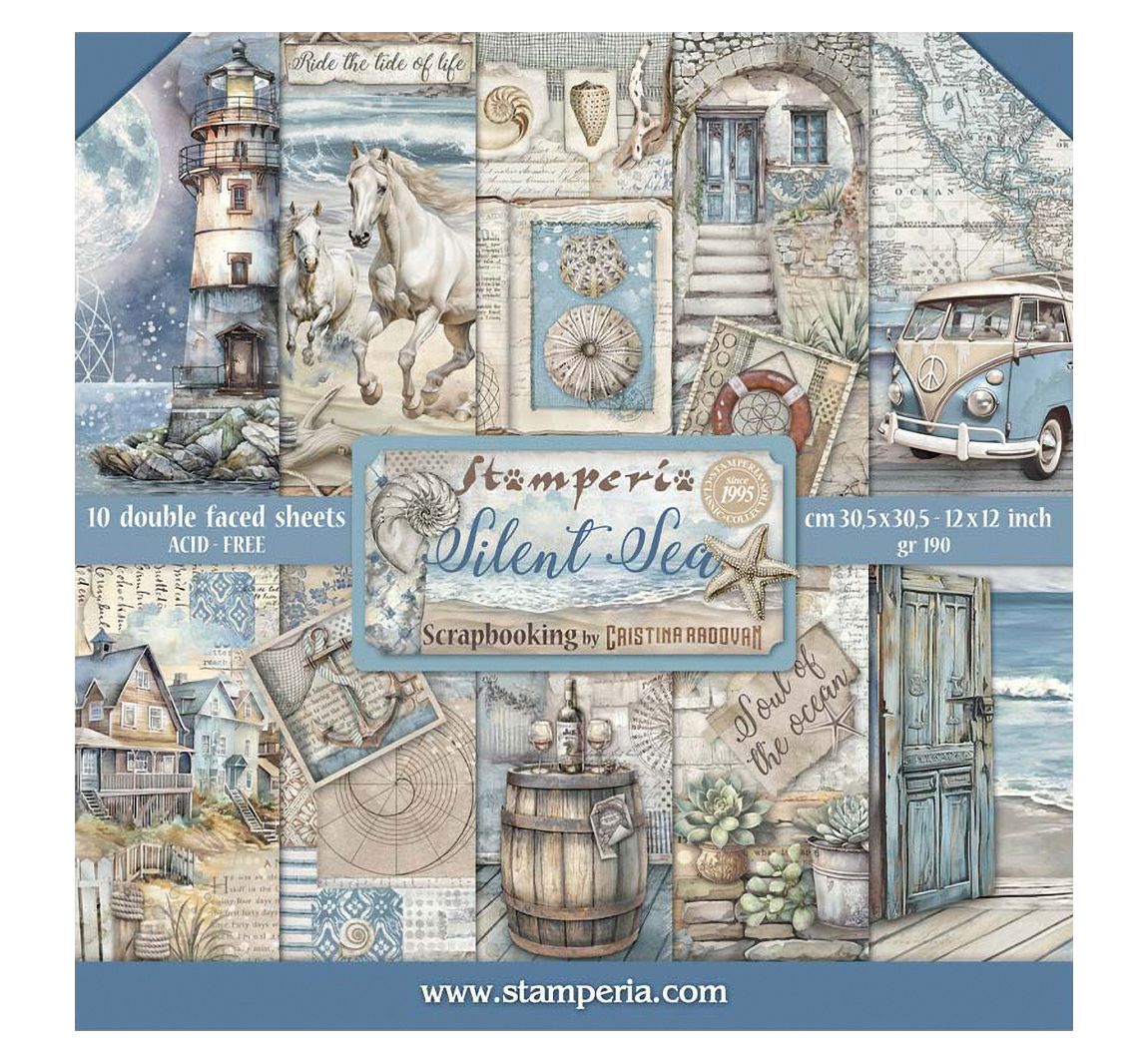 Scrapbook blok "Silent Sea"
