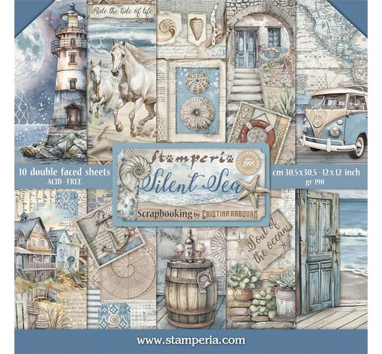 Scrapbook blok "Silent Sea"
