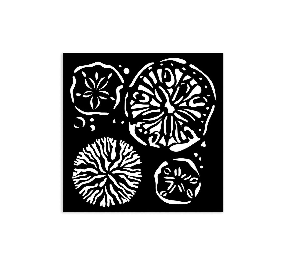 Sjabloon "Silent Sea - Sponges"
