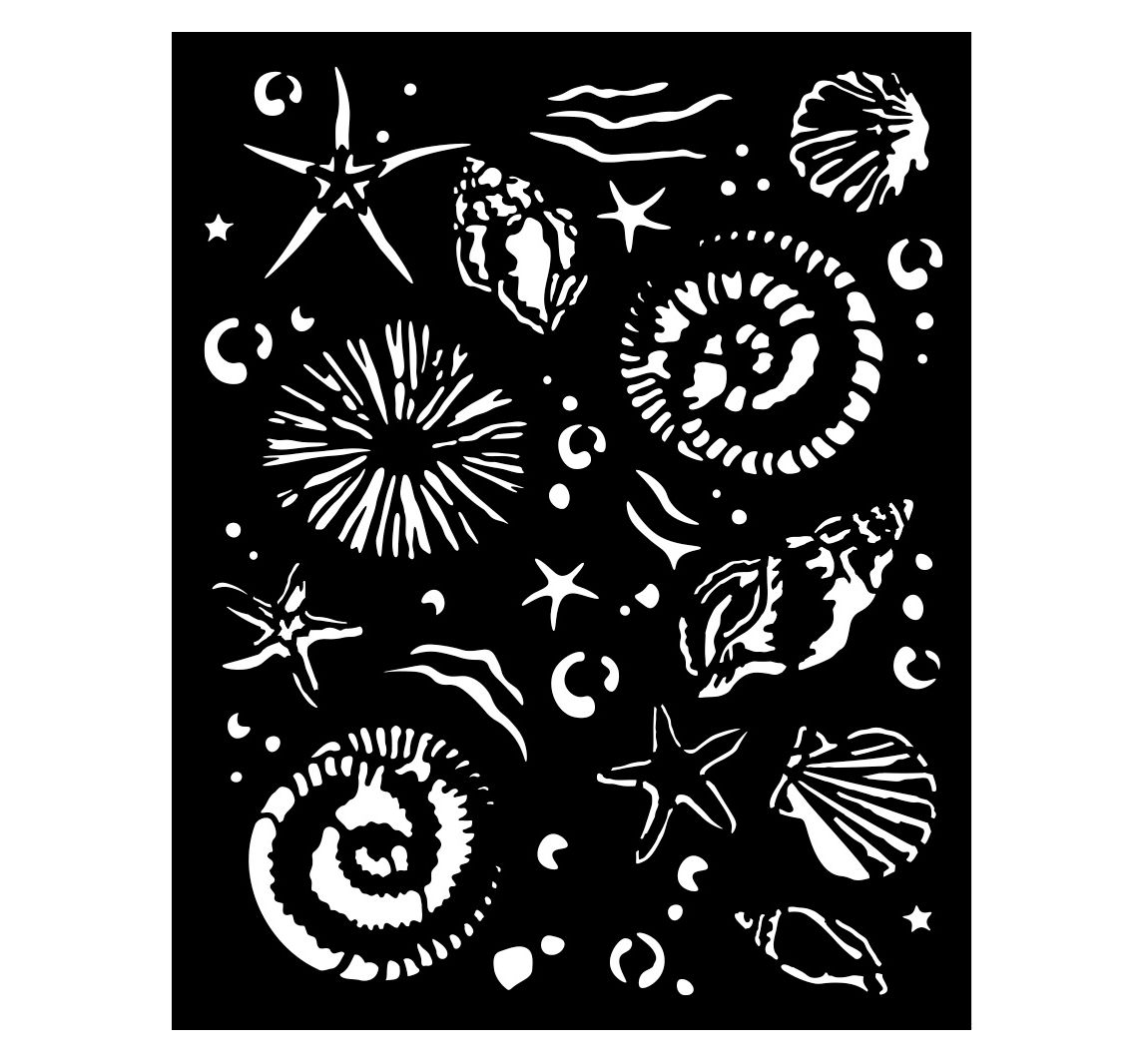 Sjabloon "Silent Sea - Starfish"