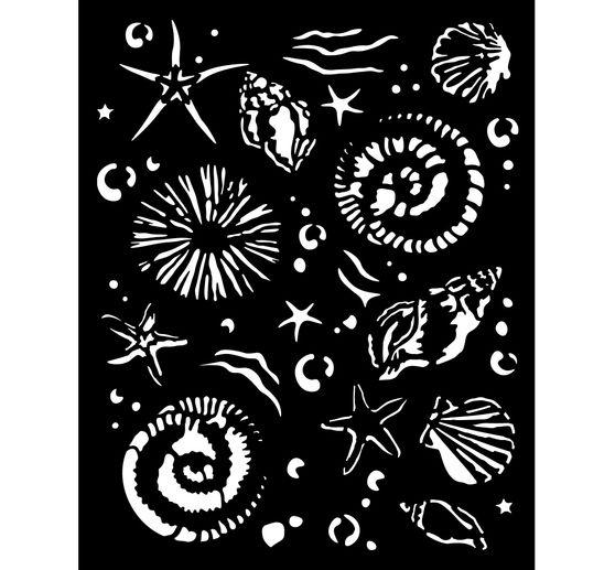 Sjabloon "Silent Sea - Starfish"