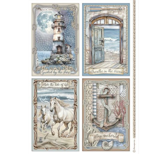 Motief strozijde "Silent Sea - Cards"