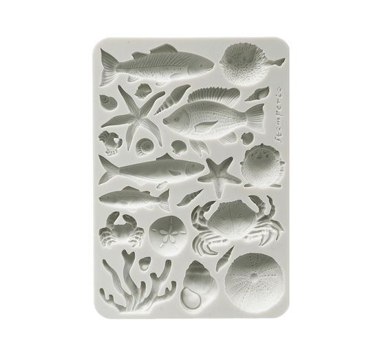 Siliconenvorm A5 "Silent Sea - Shells & Fish"