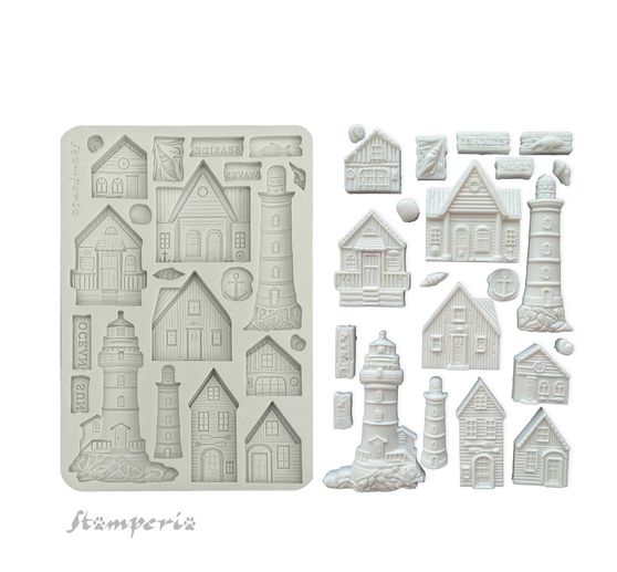 Siliconvorm A5 "Silent Sea - Lighthouse"