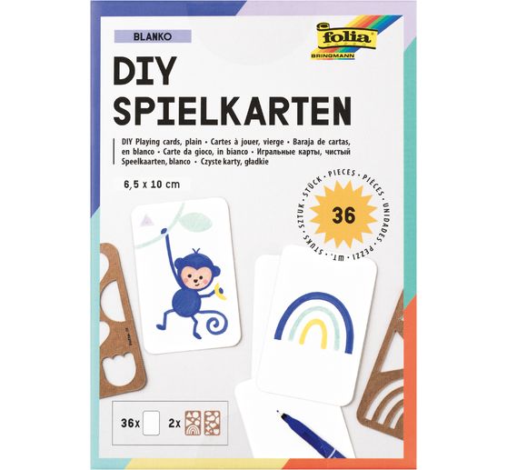 Blanco speelkaarten set