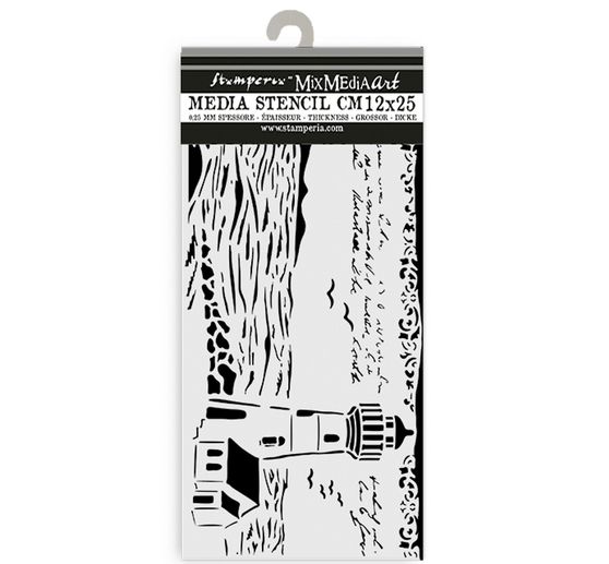 Stencil Set "Silent Sea", 8 stencils