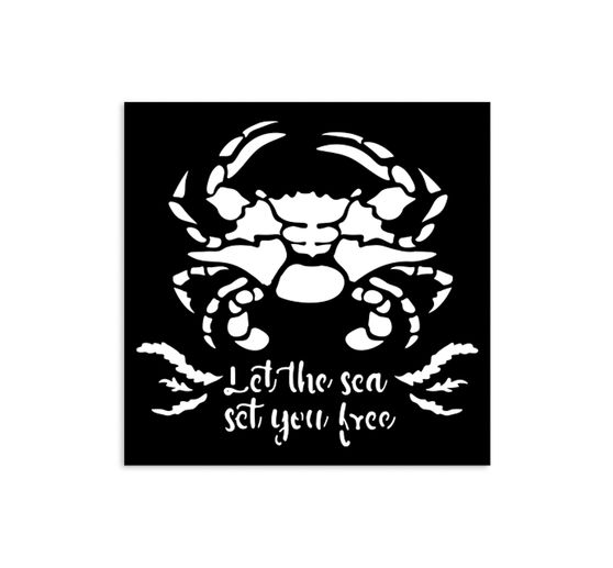 Stencil Set "Silent Sea", 8 stencils