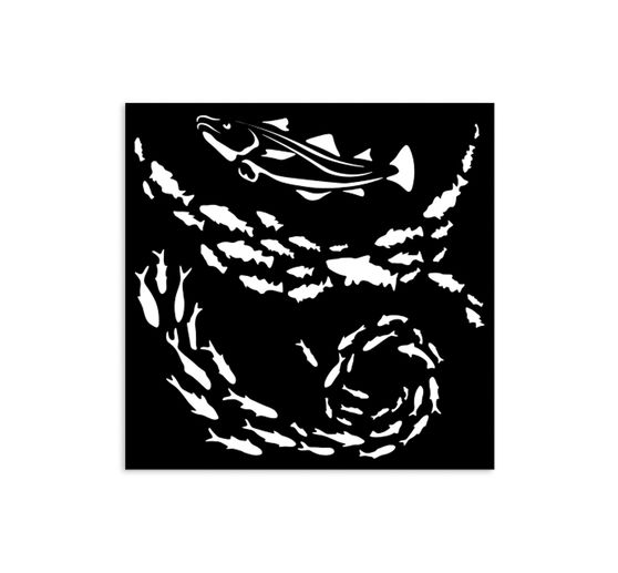 Stencil Set "Silent Sea", 8 stencils