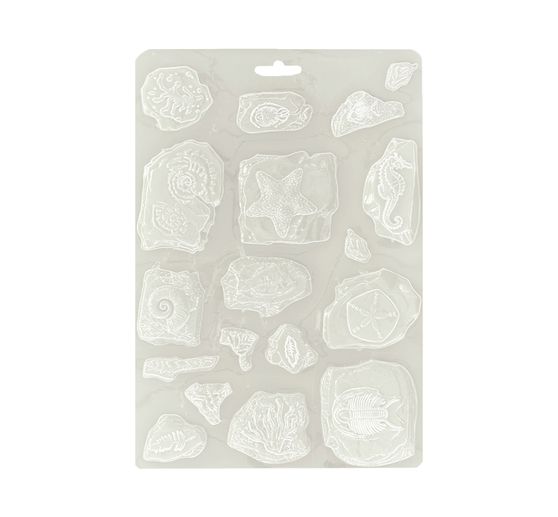 Zachte modelleervorm A5 "Silent Sea - Fossils"