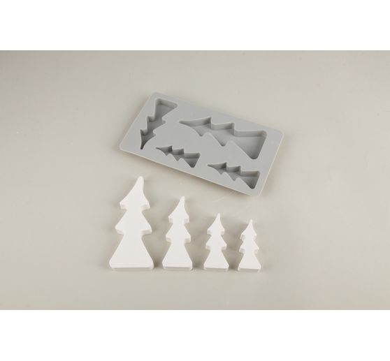 Siliconen gietvorm "Kerstbomen"