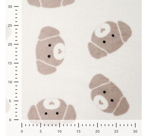 Double fleece stof "Cute Dog"