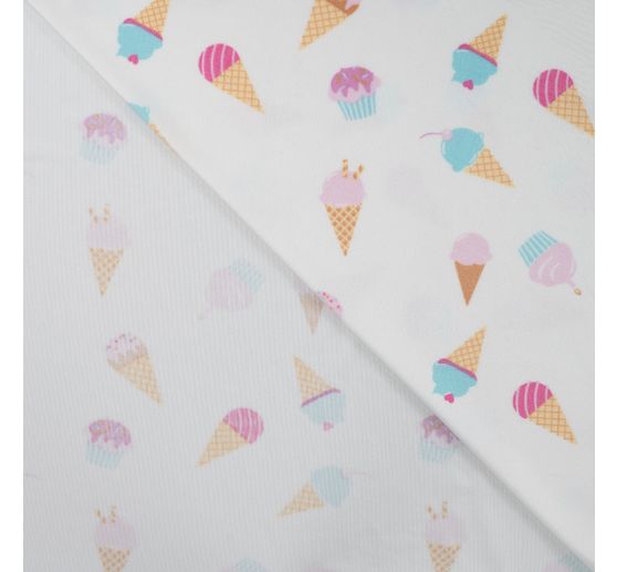 Polyester jersey chilly print "Ice Cream"