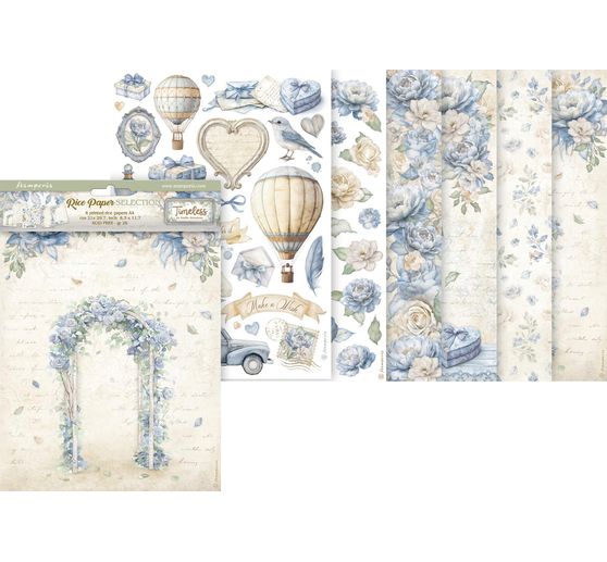 Motief strozijde assortiment "Timeless", set van 6