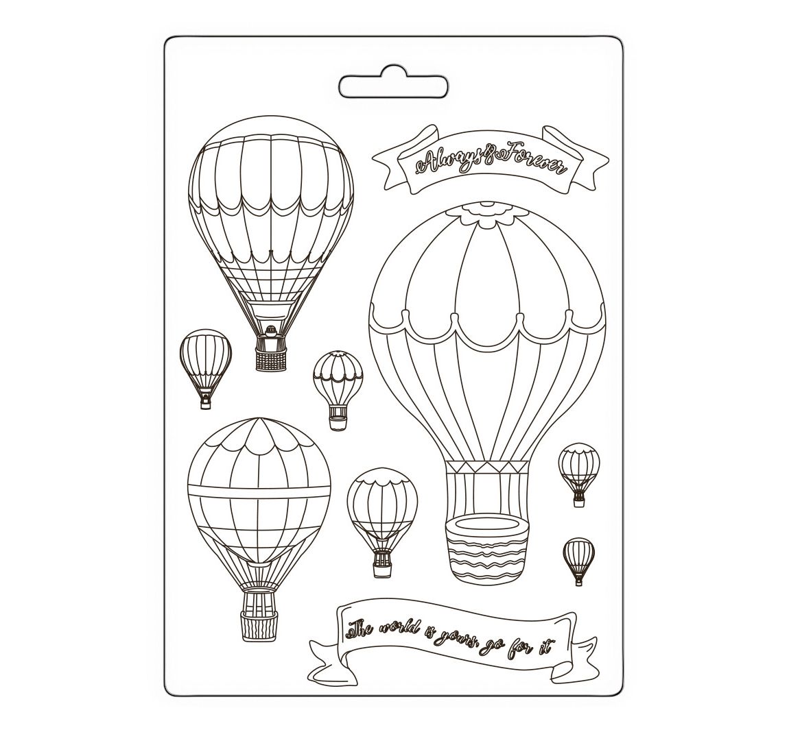 Zachte modelleervorm A5  "Timeless - Balloons"