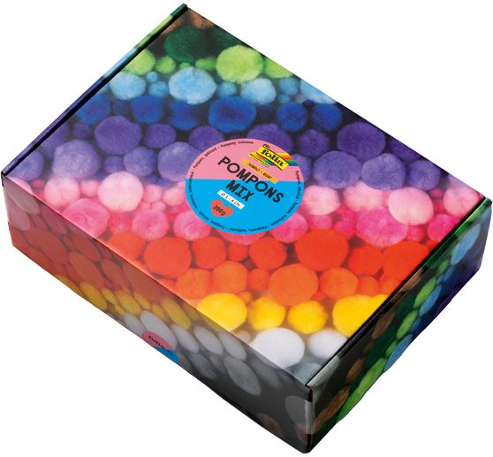 Pompoms Mix Jumbo Pack "Kleurrijk"