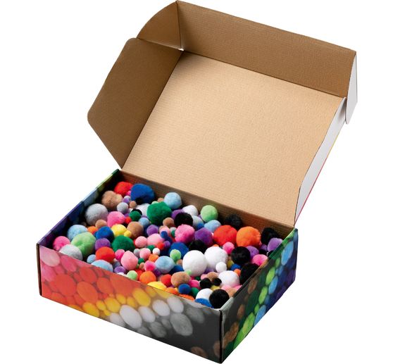 Pompoms Mix Jumbo Pack "Kleurrijk"